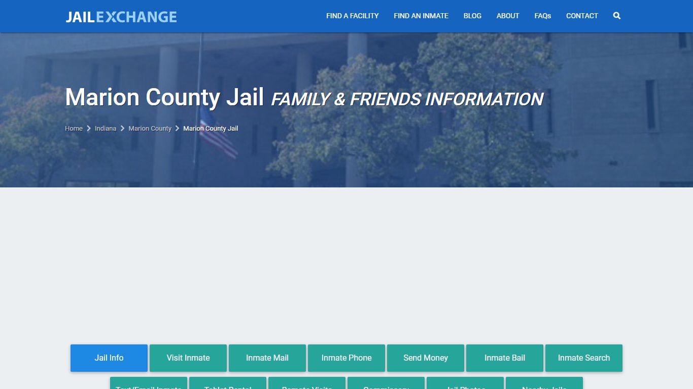 Marion County Jail IN | Booking, Visiting, Calls, Phone