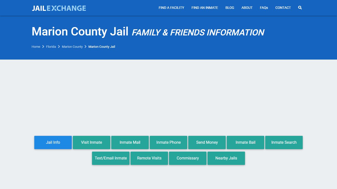 Marion County Jail FL | Booking, Visiting, Calls, Phone